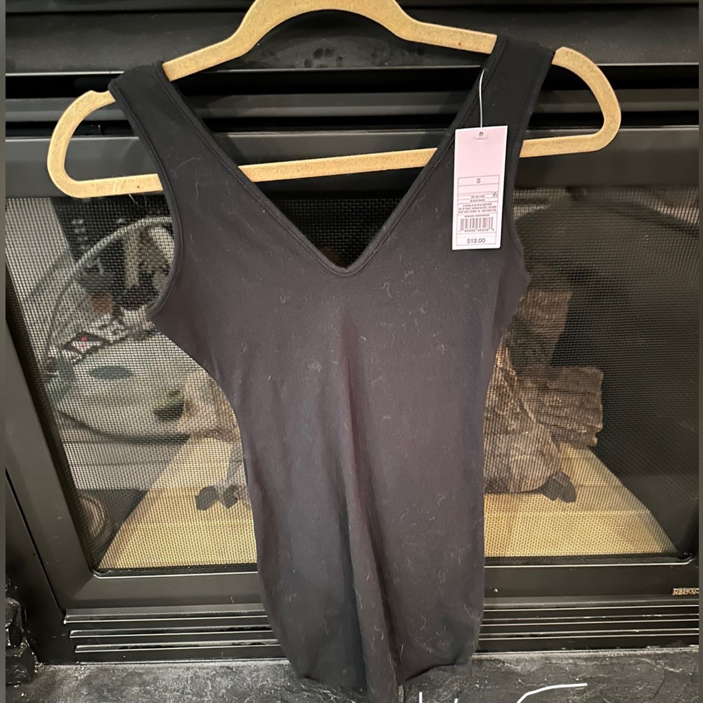 Black mini dress